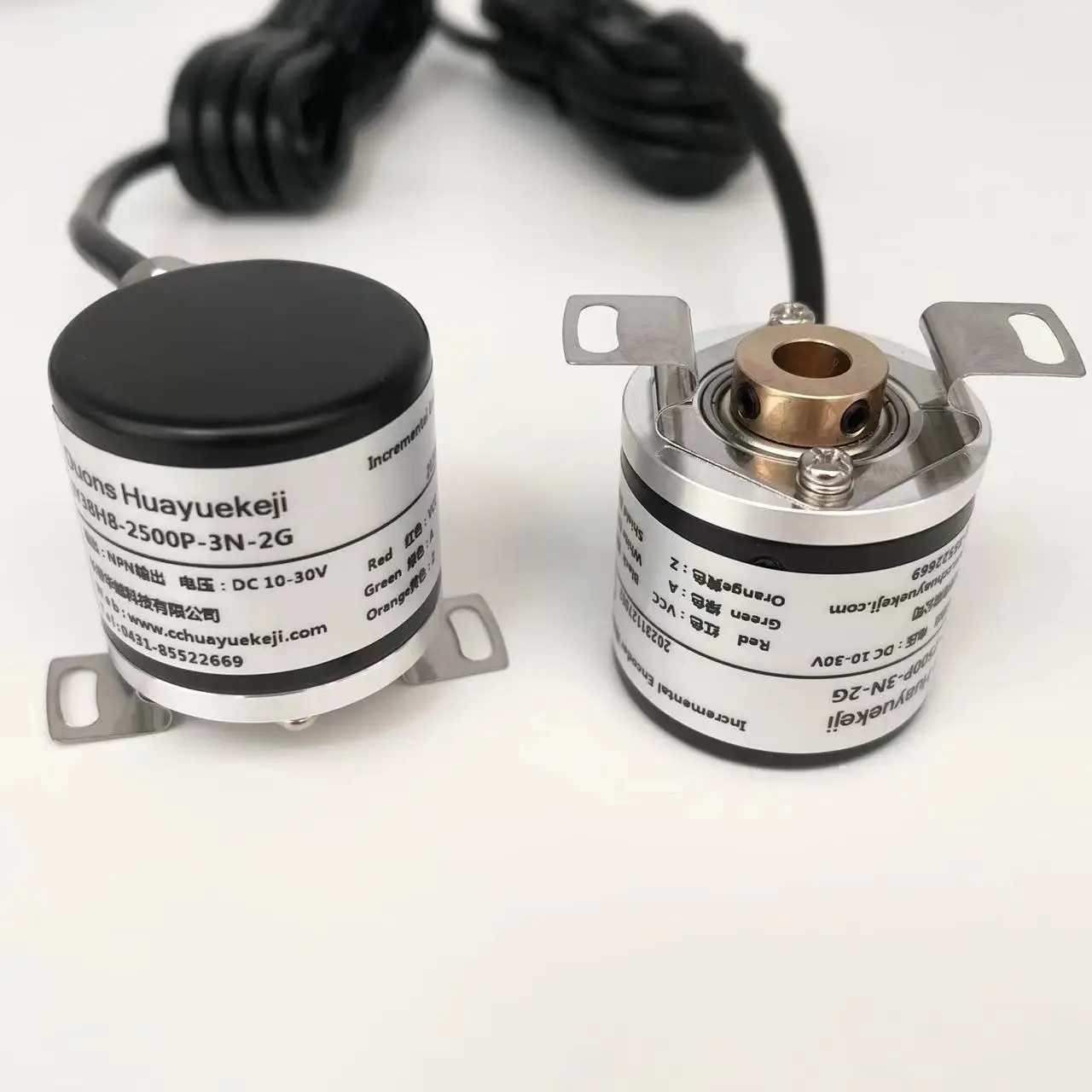 Blind Shaft Rotary Encoder 10-5000ppr 38mm Shaft Hole 8mm Embroidery Machine Encoder
