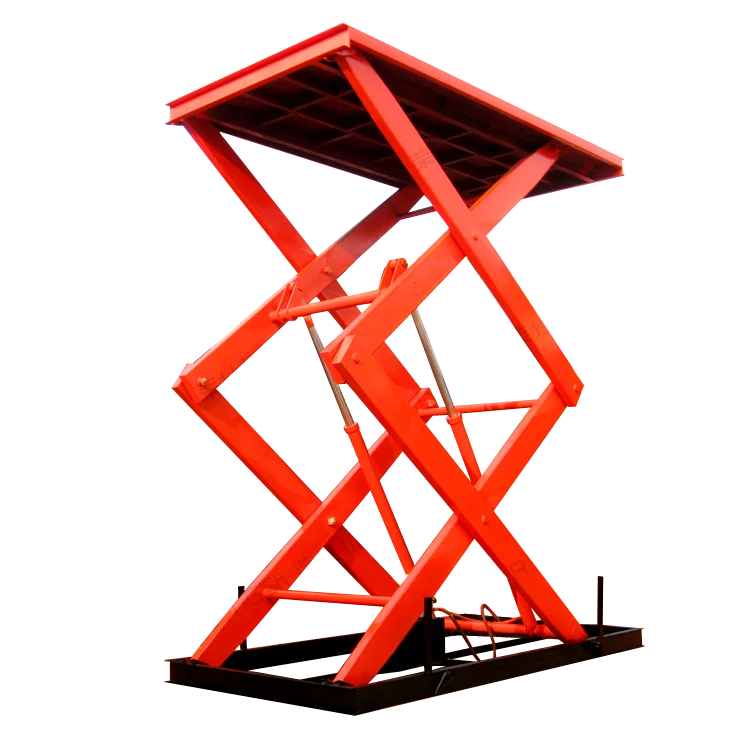 2m CE Certified Hydraulic Small Electric Scissor Lift Table Fixed Lifting Platform