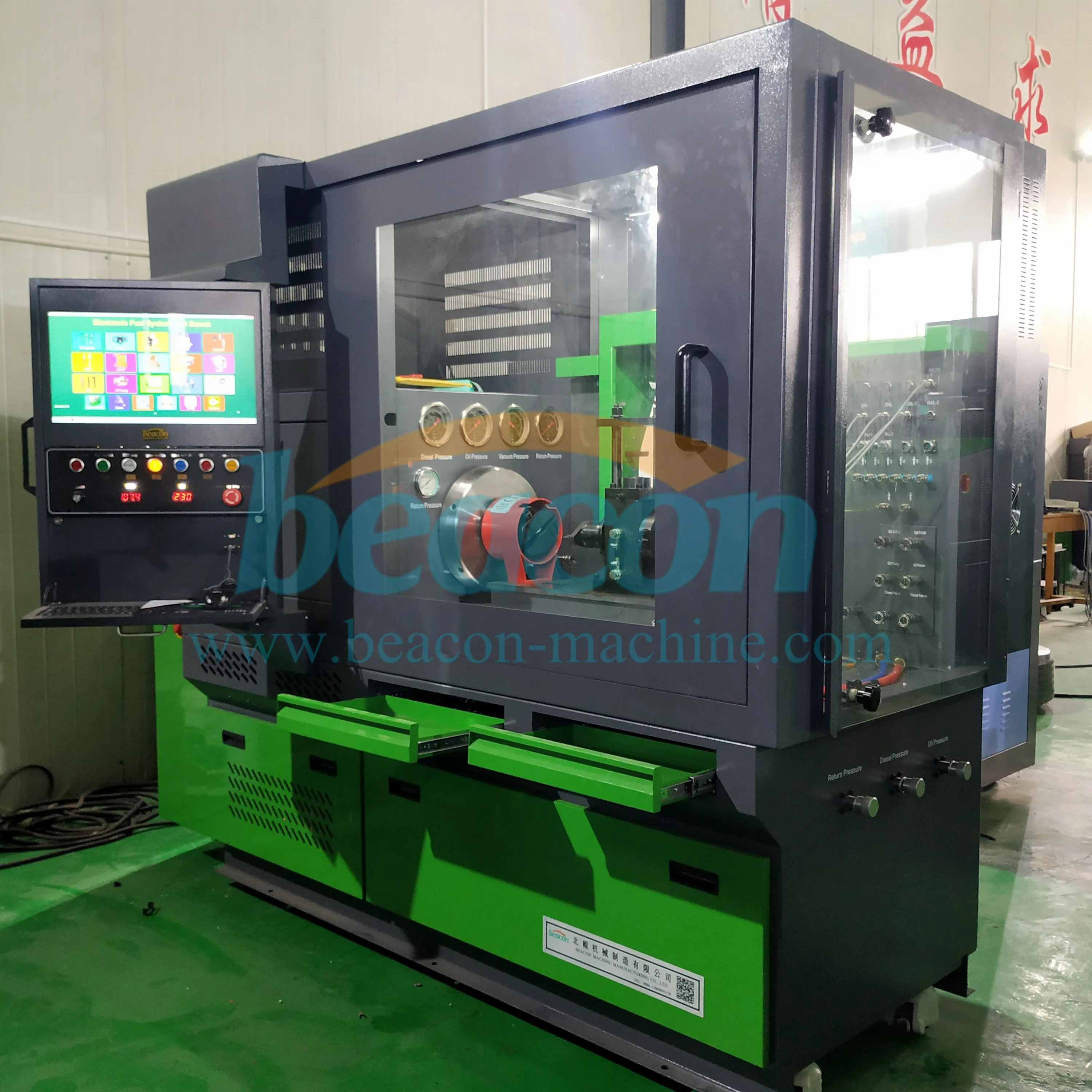 Испытательный Стенд насоса для впрыска дизельного топлива Common Rail CR825L с EUI EUP Cambox диагностический автомобильный калибровочный станок