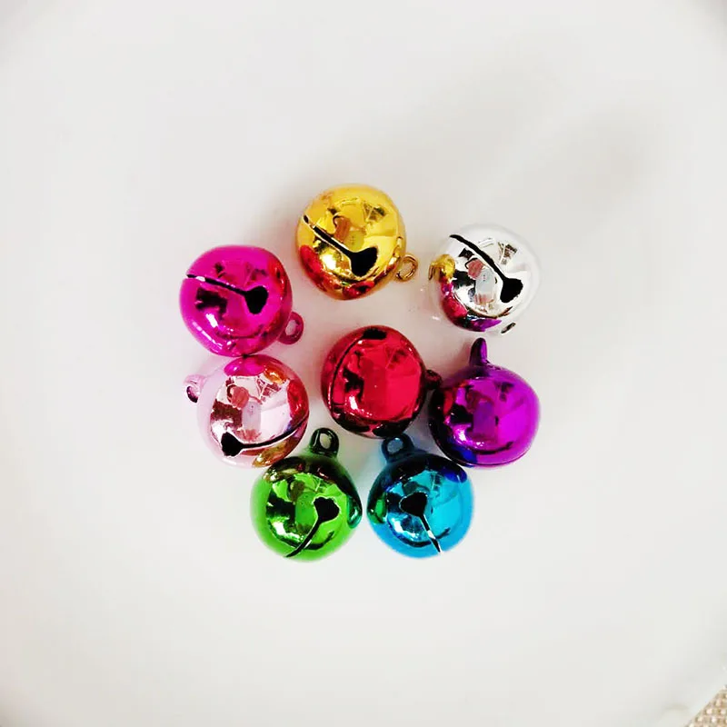 Environmental protection vacuum gold-plated copper bell Christmas costume bracelet metal color pet bell