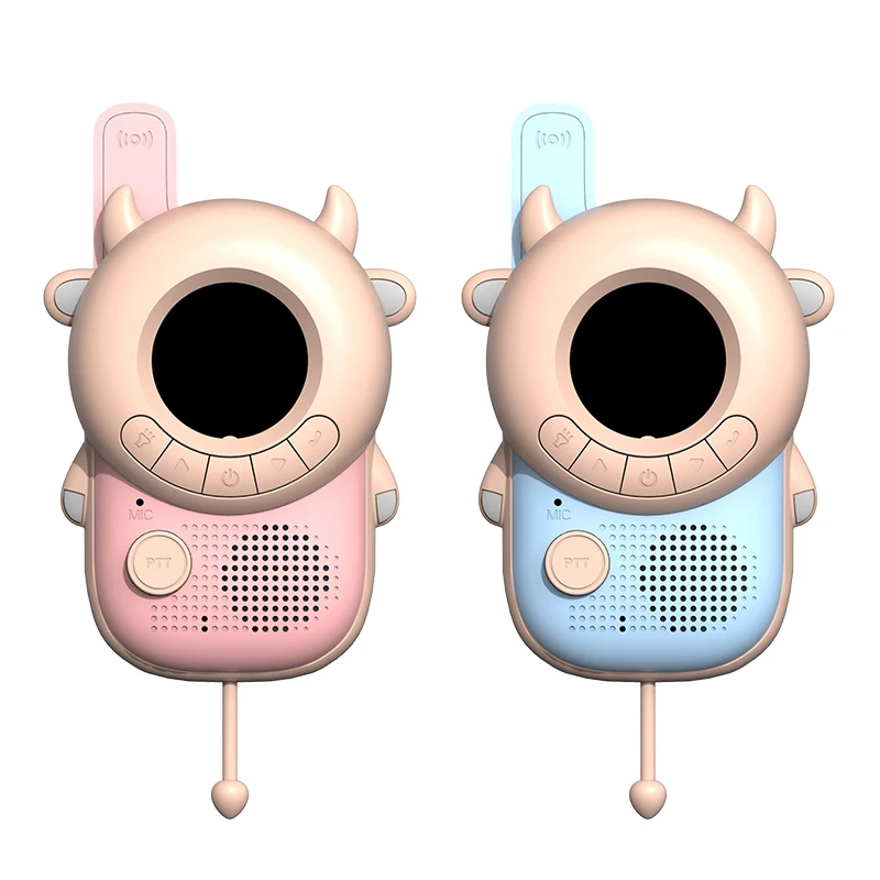 Wholesale Cute Animal Portable handheld Wireless Outdoor Kids Interphone Walkie Talkie Toy