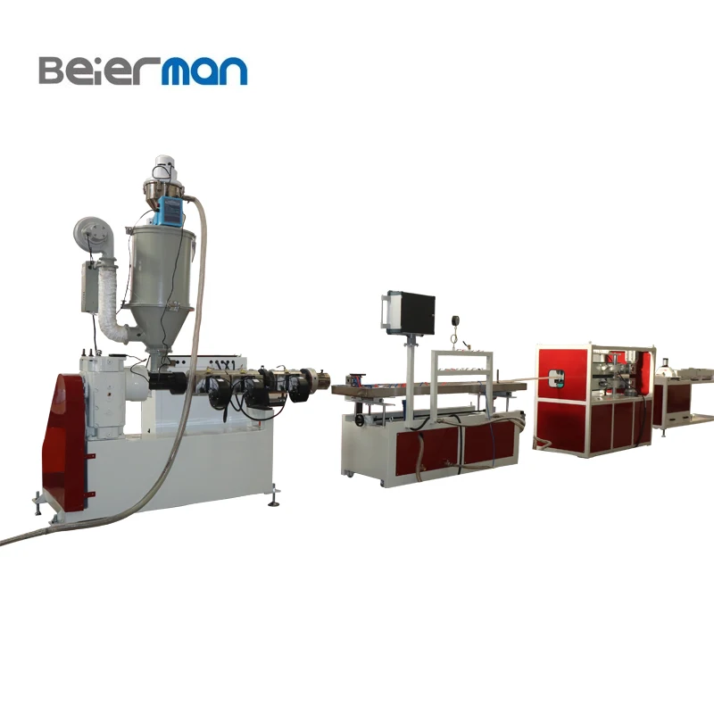 PVC/PC/ABS/TPE/EPDM/PMMA Profile Extrusion Production Line with Moulds