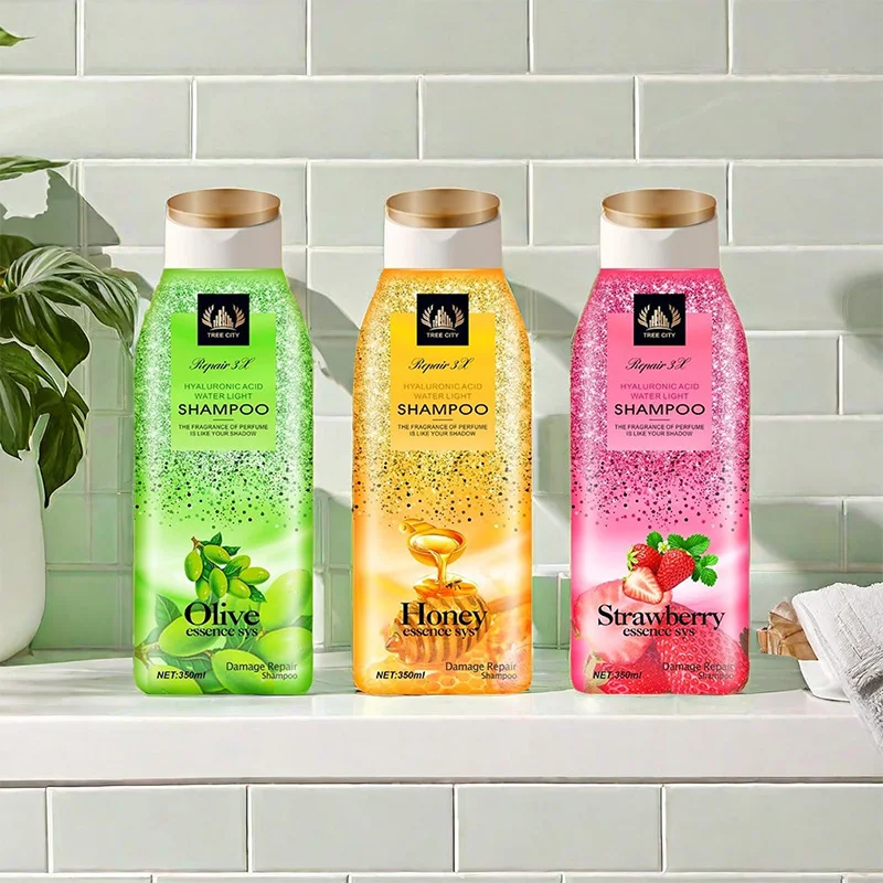 Luxury Moisturizing Nourishing Strawberry Olive Oil Honey Natural Organic Hair Shampoo