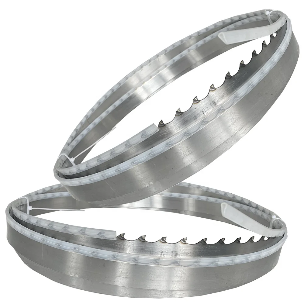 hardwood cutting diamond tooth carbide tip teeth Bandsaw blade for portable band saw machine