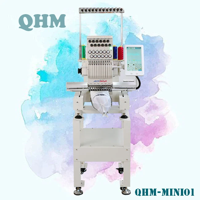 Computerized Single Head Jeans Towel Hat Logo Embroidery Machine T-shirt Embroidery Sequin Embroidery machine