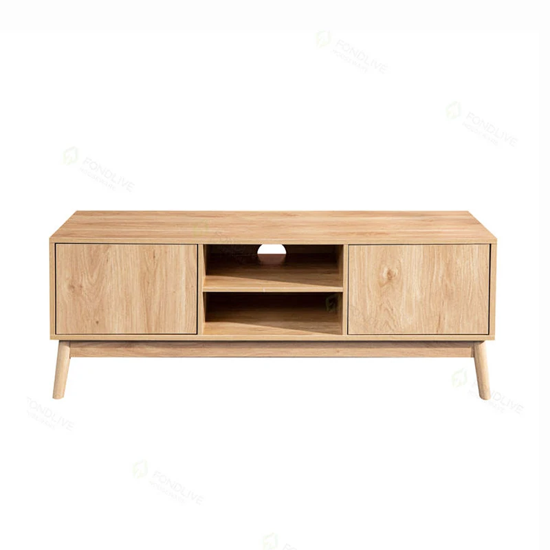 Latest design wooden fancy tv stand center table set living room cabinets living room furniture