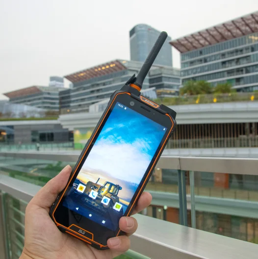 AORO M5 Pro 6.0 inch android 12 IP68 5G full netcom rugged talkie walkie long range handheld walkie talkie radio rugged phone