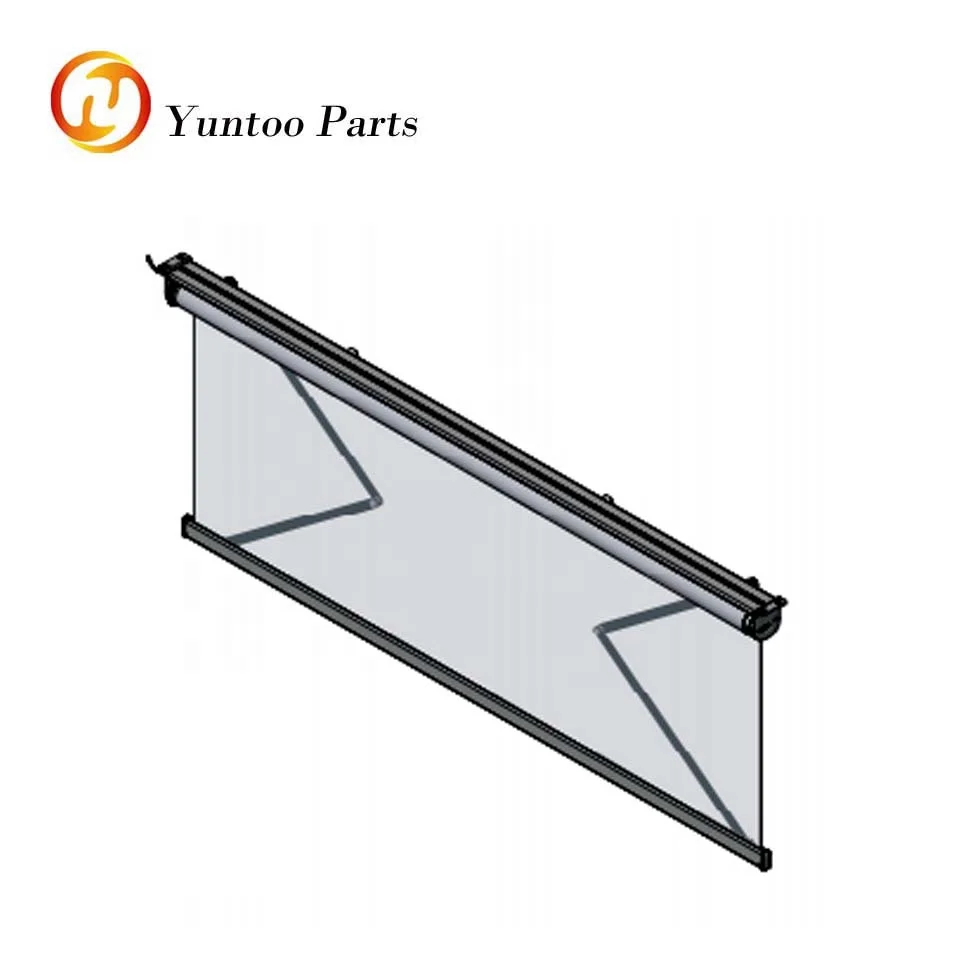 hot selling manual curtain motorized semi-cassette sun visor for driver