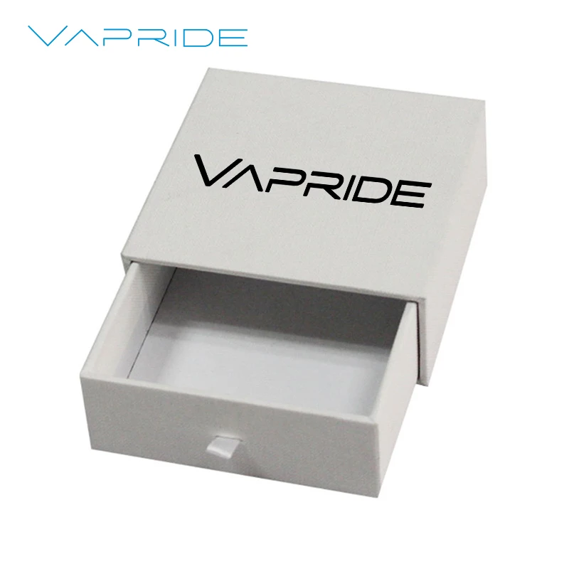VAPRIDE Custom Logo Cardboard Branded Packaging Box Paper Boxes Sliding Childproof Packaging