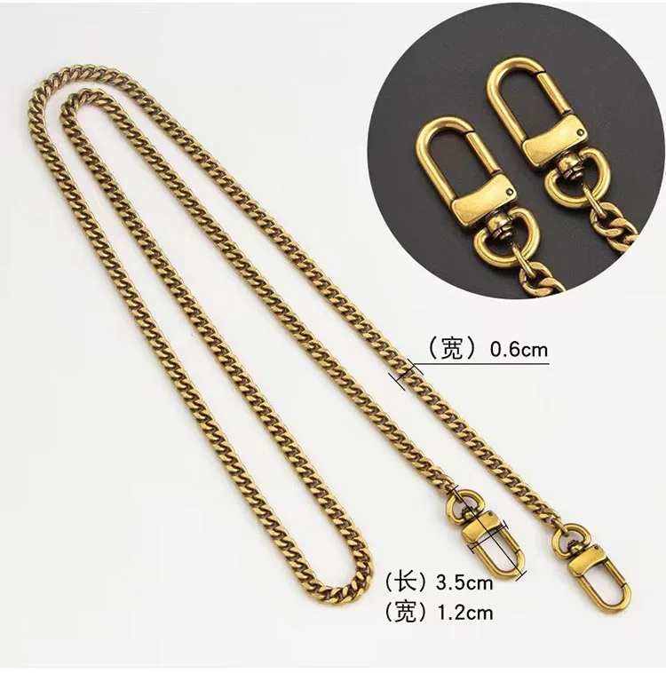 Bag Chain DIY Metal Detachable Replacement Shoulder Crossbody Bag Strap for Handbag Bag Belt Handle Heavy Strong