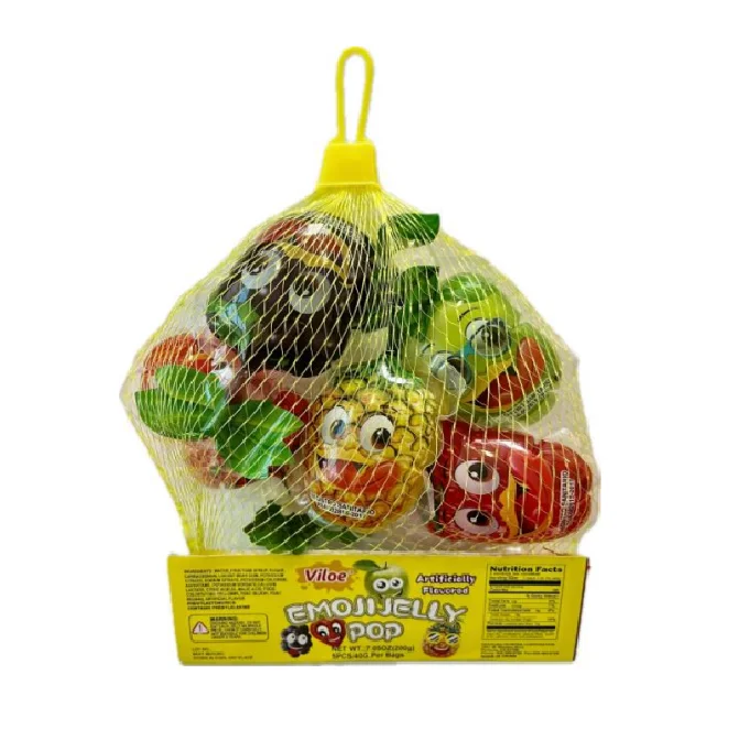 Apple Grape Strawberry Pineapple Fruit Jelly Stick Pudding Pop-Sweet Fruity Flavor Packaged in Bag