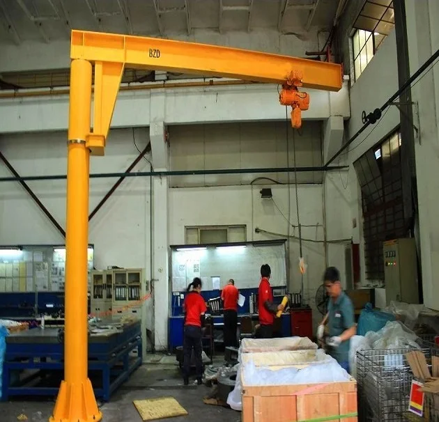 Cantilever crane with hoist workshop crane  5ton for lifting