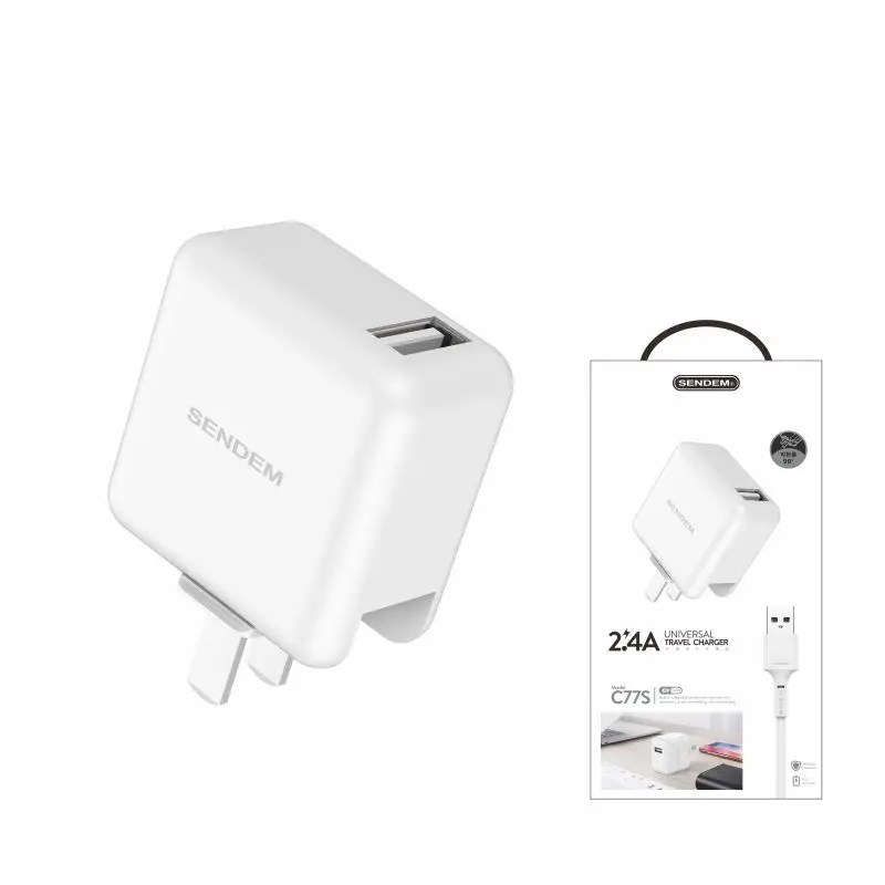 Новое поступление популярное быстрое зарядное устройство 2 4 А сетевое QC USB PD для телефона Iphone 12