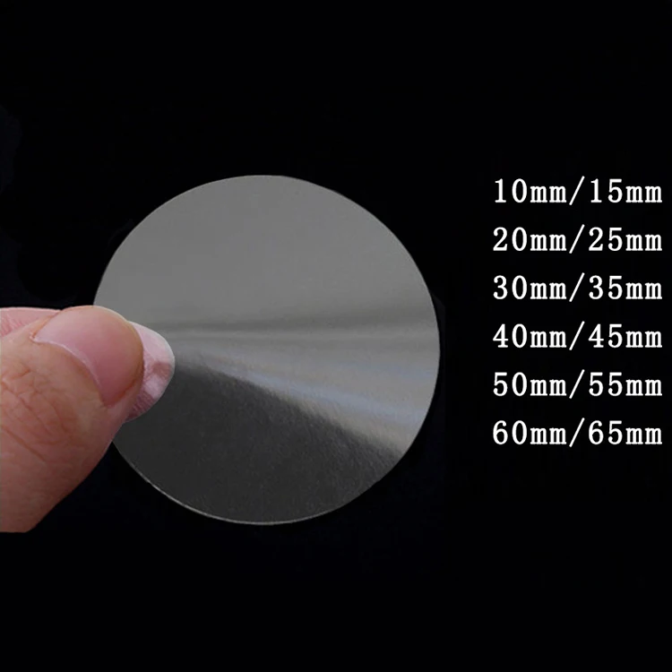 Custom Self-adhesive Sealing Stickers 2CM 2.5CM 3CM Round Transparent Gift Packaging Seal Labels