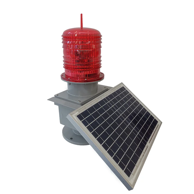 Signal Tower Solar Obstruction Lights Airport LED Warning for Low Altitude Aircraft/airport Runway