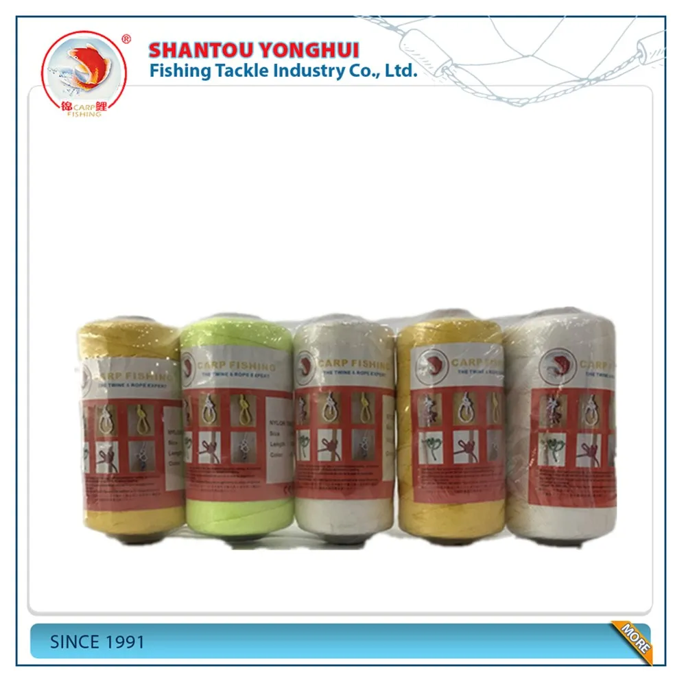 210D Polyester Nylon Twisted Twine PP Multifilament Twines Nylon Line Fish Twine for fishing net