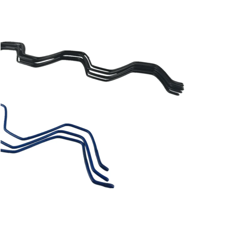 Film lock fasten wire zigzag wiggle wire used for greenhouse poly and shade cloth fastening system
