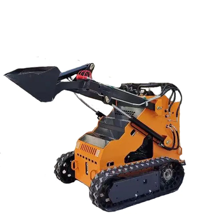 The multi-functional mini skid steer loader factory direct wheel crawler model is complete customized services provided