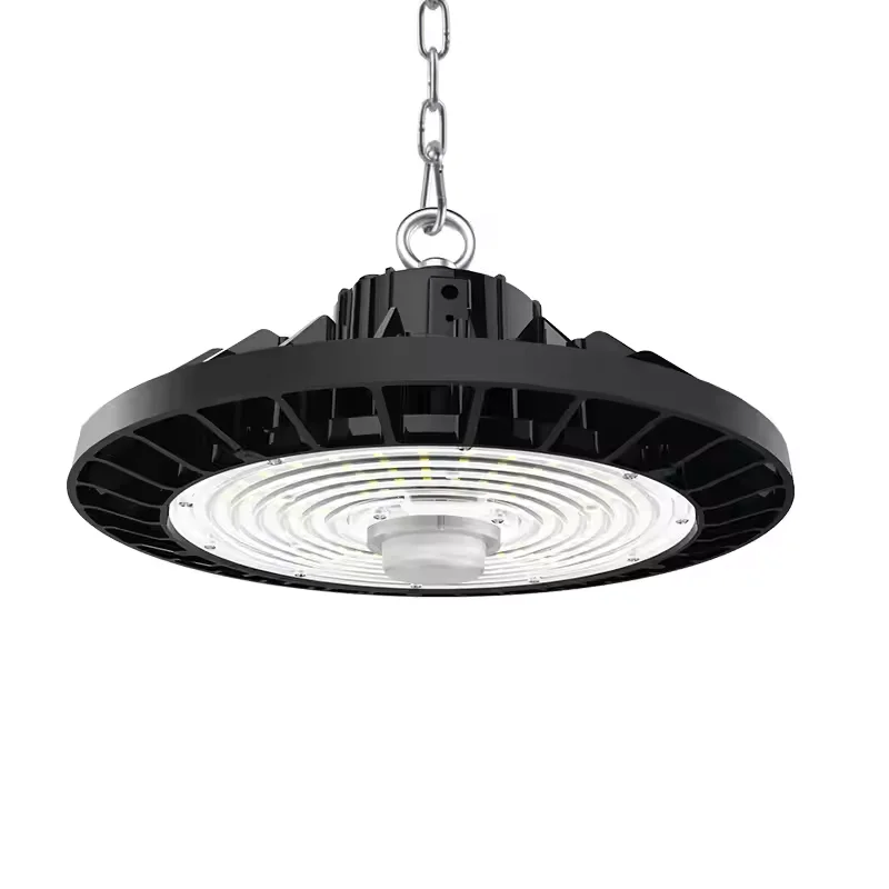 Commercial high bay LED lighting die-casting housing factory price 120W gymnasium garage barn shop ufo high bay ceiling lights