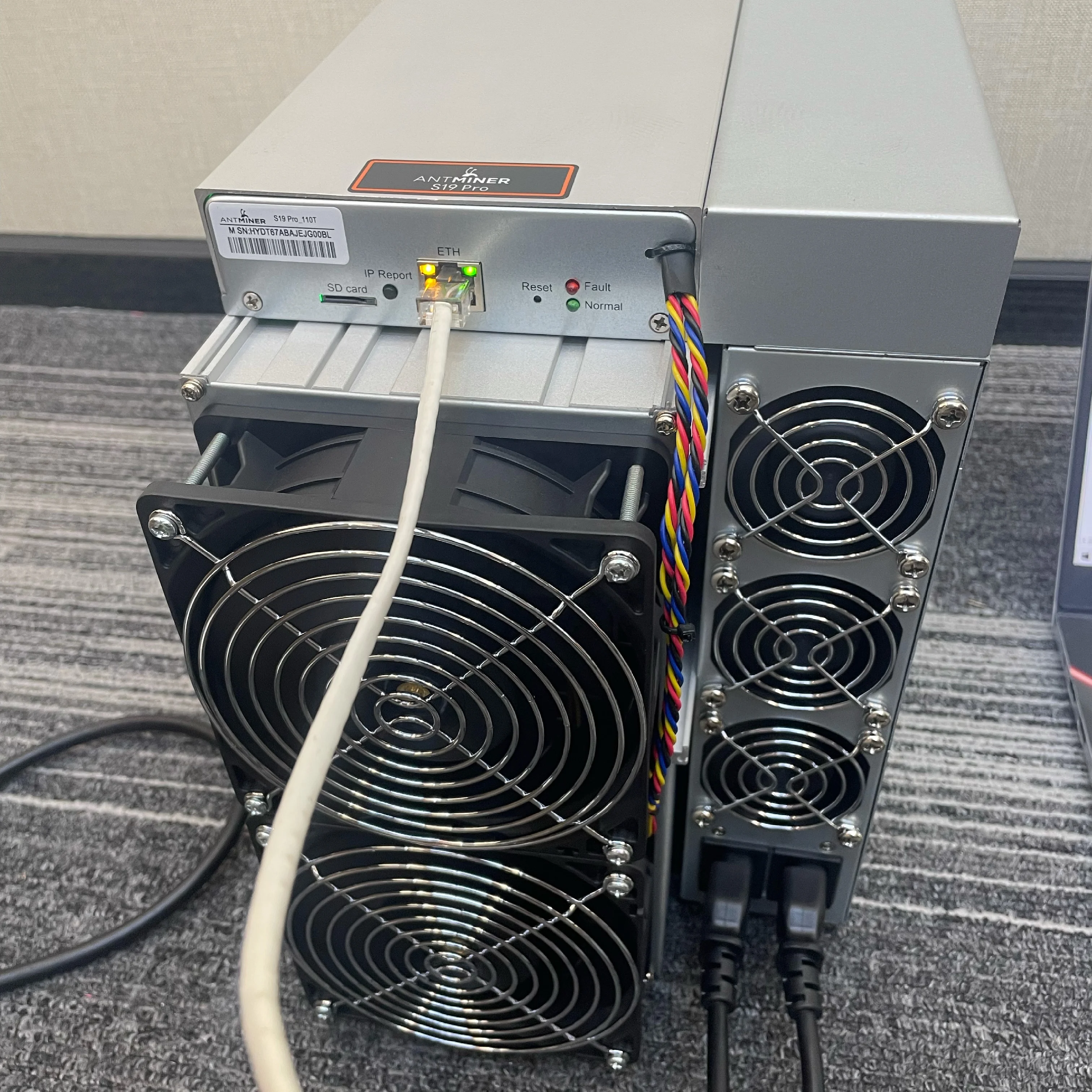 
NEW S19 Pro 110T S19 95T Bitcoin Asic Miner Dash Mining Machine Antminer 