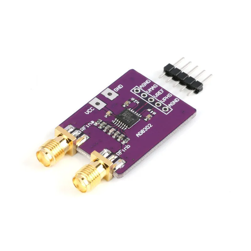 E-TIME AD8302 Amplitude Phase Detection Module RF IF Phase Detection / Wideband Logarithmic Amplifier Discriminator