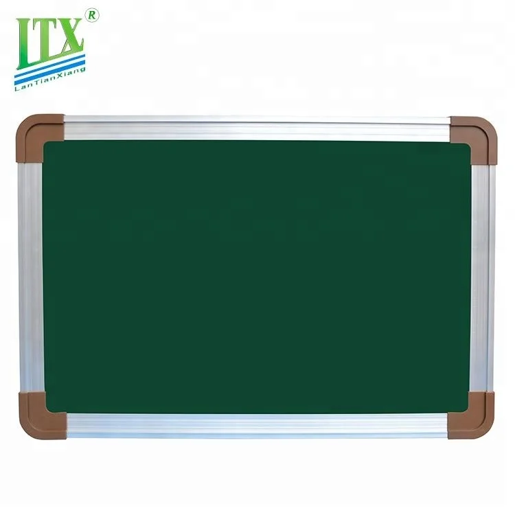 Education Aluminum Frame Teaching Board Customized Wall Hanging Chalk Writing Magnetic Green Board For School