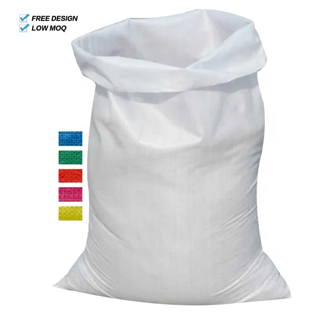 Factory Direct PP sack bag Customized rice bags 25kg High Quality polypropylene bags packaging