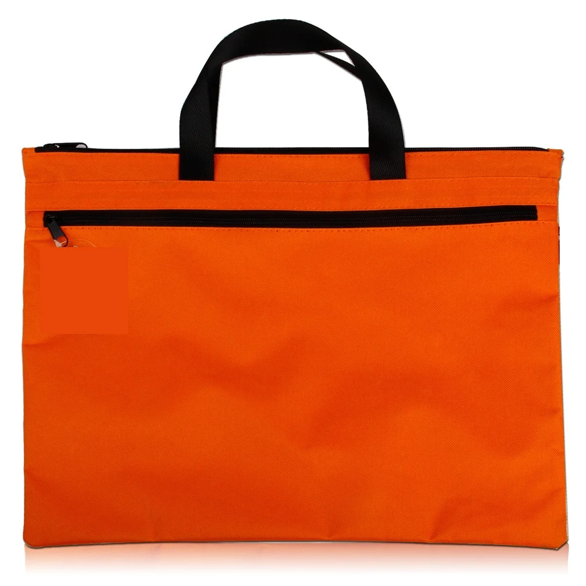 Portable Double Layer File Folder Zipper 600D Polyester Filing Holder Computer Paper A4 Document Bags