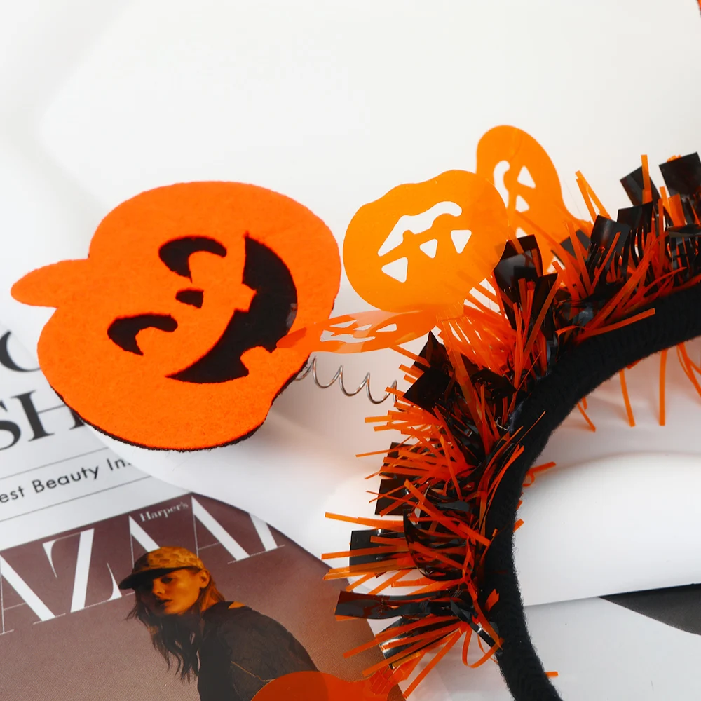 FY Fashion Jewelry Cute Spider Pumpkin Skull Play Tricks Halloween Headband For Kids Children Women