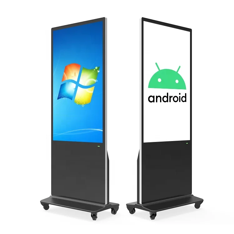 43 Inch HD 4K Display Android 10 Points IR Touch Interactive Digital Marketing Advertising Display Screen