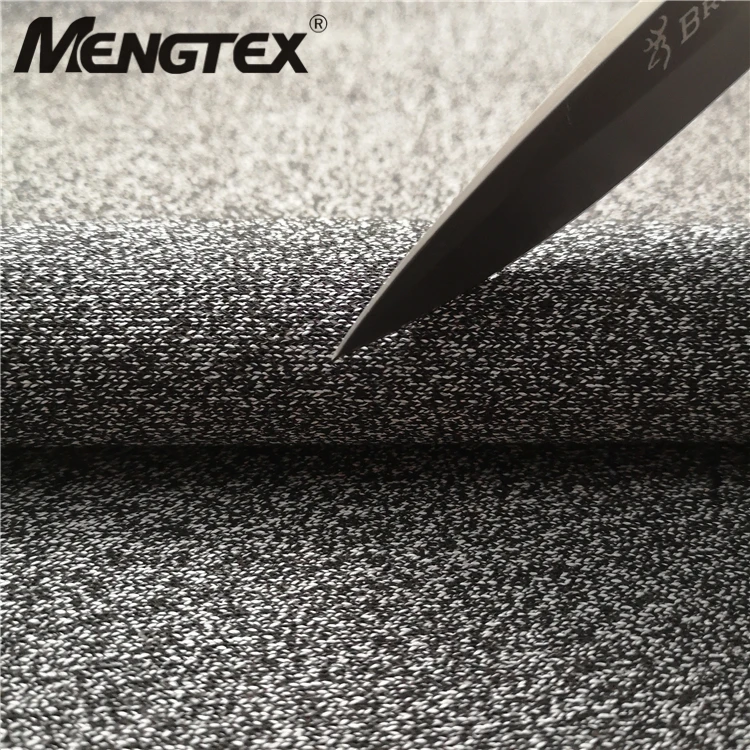 Wholesale ANSI A4  black and white cut slash resistant fabric for safety products