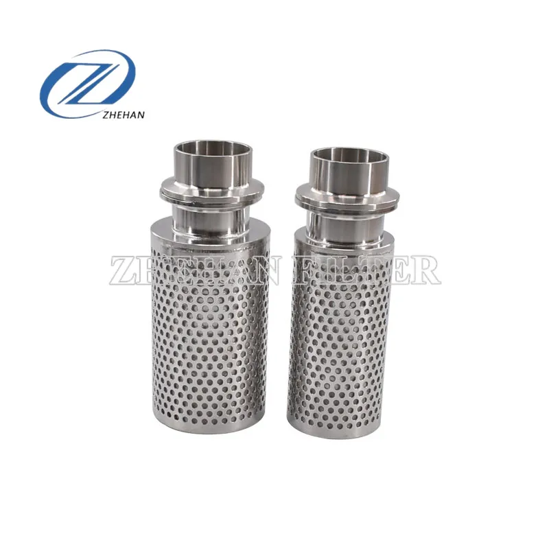 stainless steel perforated filter cartridge punching hole Dense hole mesh