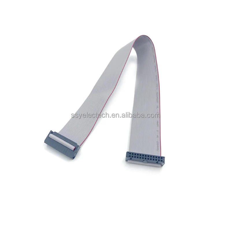 6 8 10 12 14 16 20 24 26 30 34 40 50 60 64 pin 1,27 мм Шаг idc коннектор серый плоский кабель в сборе ленточный кабель