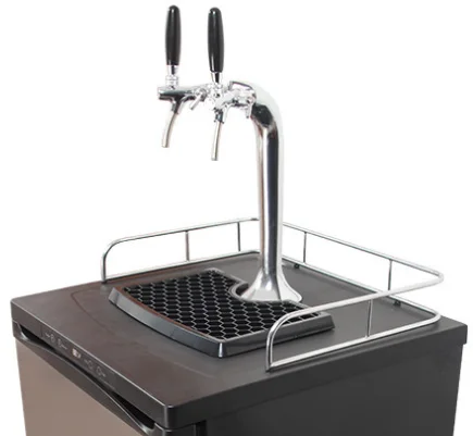Drip Tray Suit Beer Kegerator, Black Color Plastic Drip Tray for Fridge