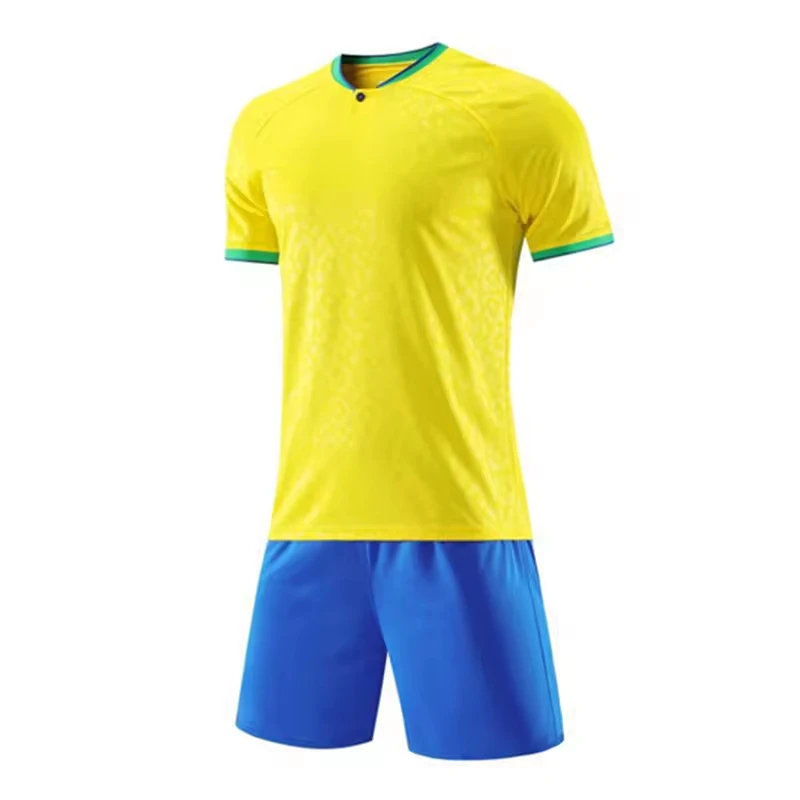 Ready To Ship Bulk Football Jersey Uniforms 2024 New Model Brazil Soccer Jersey Popular Goods Soccer Wear  RCJ-65D