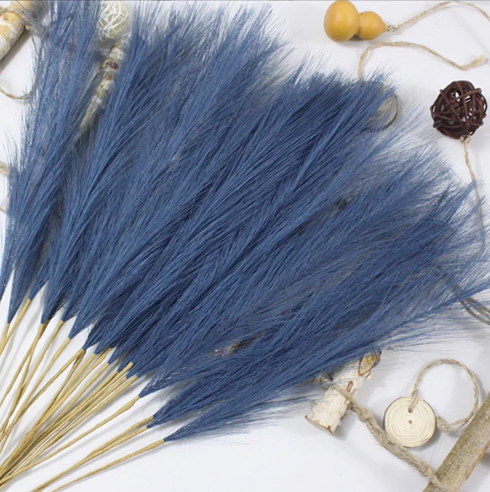 Wedding Faux Natural White Artificial Pampas Grass Artificial Flowers For Home Decoration