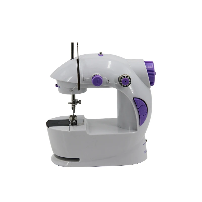 Cheap Electric Mini Sewing Machine Portable Home Electric Garment Sewing Machine Handheld Clothes Maker Cloth Stitching