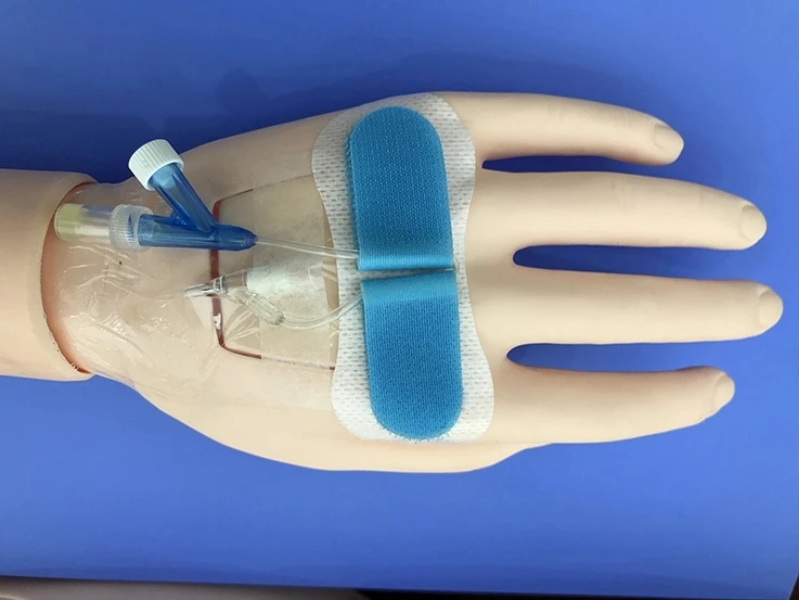 Medical Non-woven Adhesive Catheter Dixing IV injection Vessel Wound Dressing Securement Tube Holder For Fixing