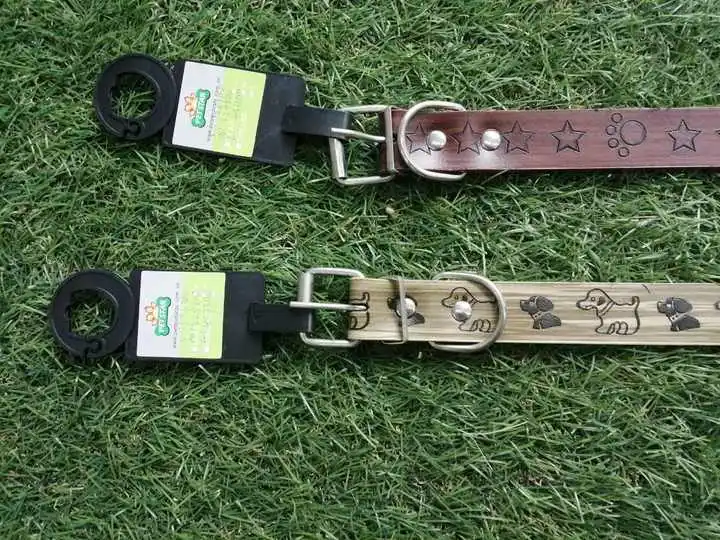 Personalized Designed Adjustable Regular Leather Dog Collar For Cats Puppy Small Medium Dogs