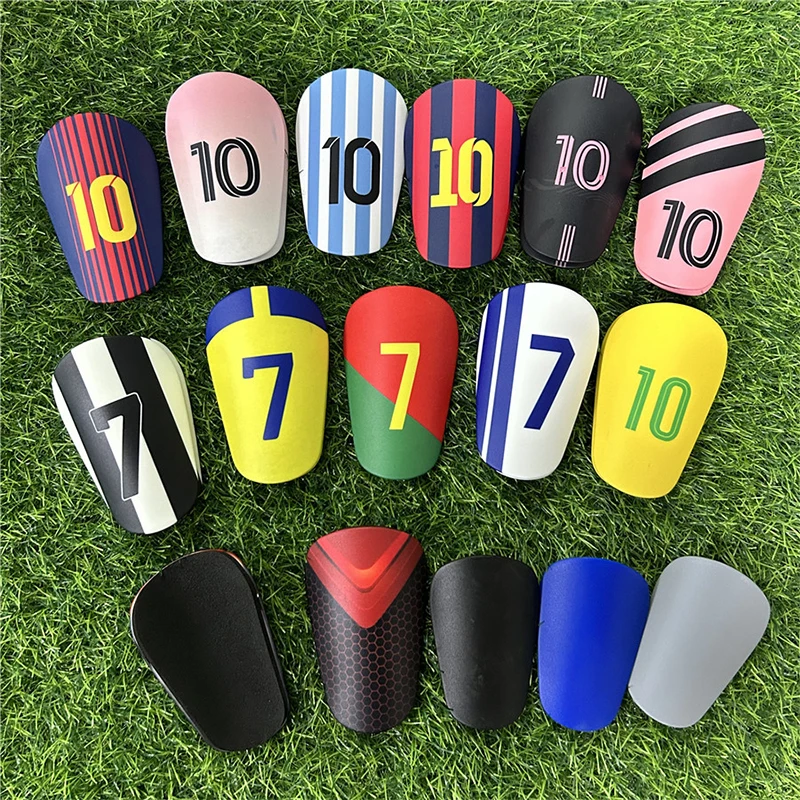 Sports Leg Protector Lightweight Mini Soccer Shin Guards Sublimation Blank Small Football Shin Pad