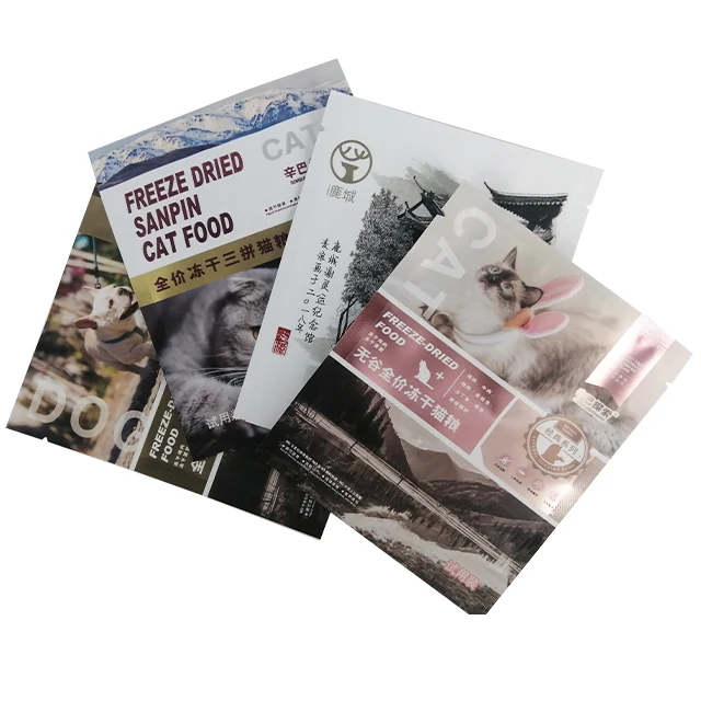 Custom Plastic Sample Aluminum foil Instant Coffee Tea Cosmetic Sample 3 Side Sealed Flat Pouch packaging bag