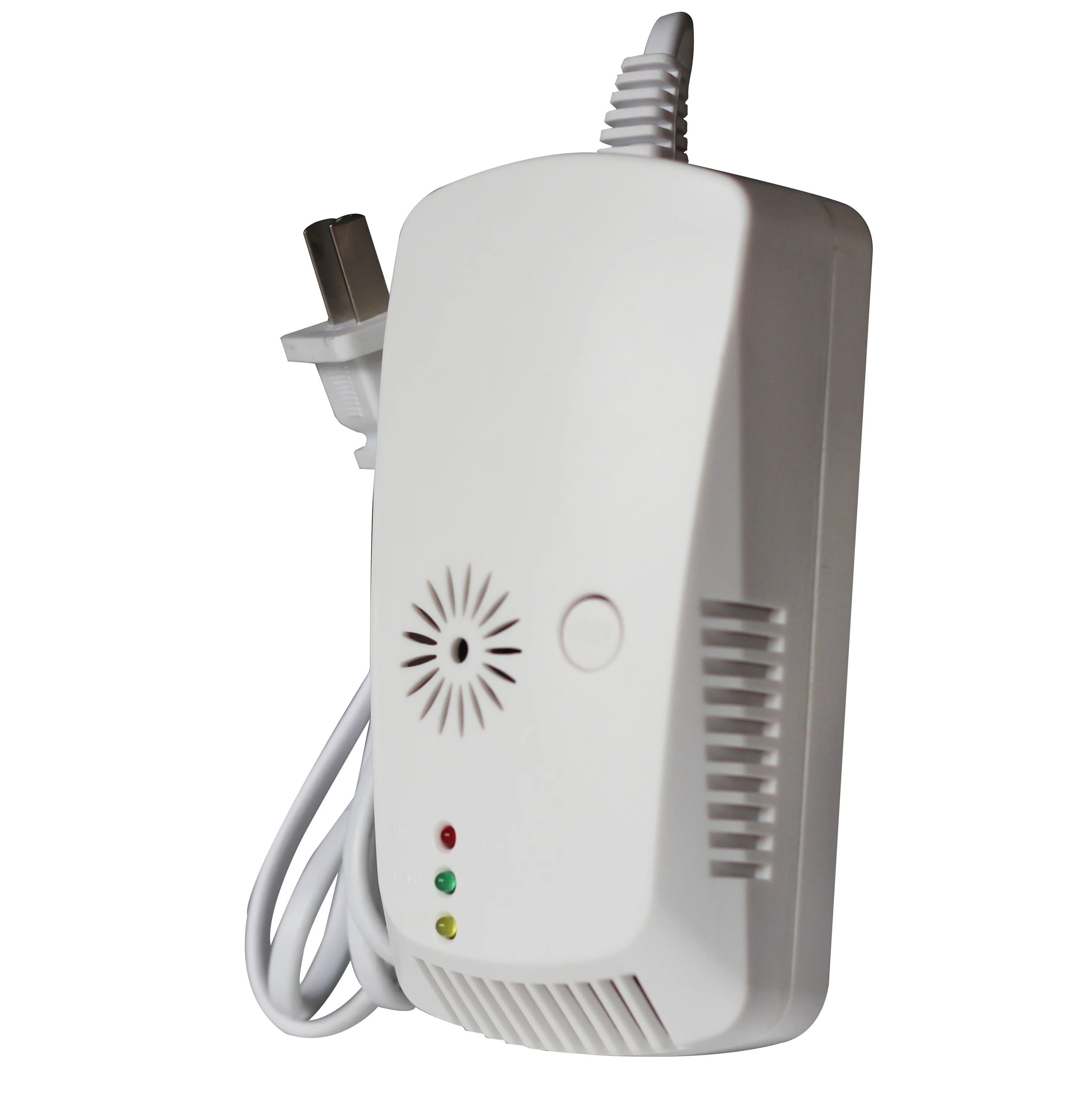 Home Security Gas Leak Sensor with Test Button Wireless Gas Leak Detector With Linkage Function
