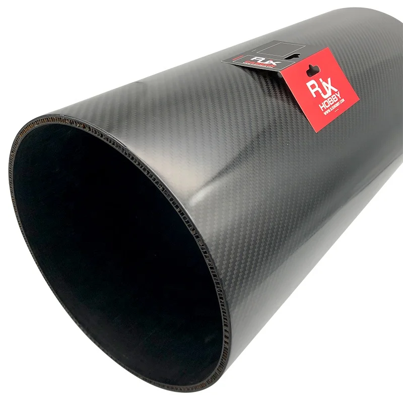 Customized Aramid Nomex honeycomb core sandwich carbon fiber tubes