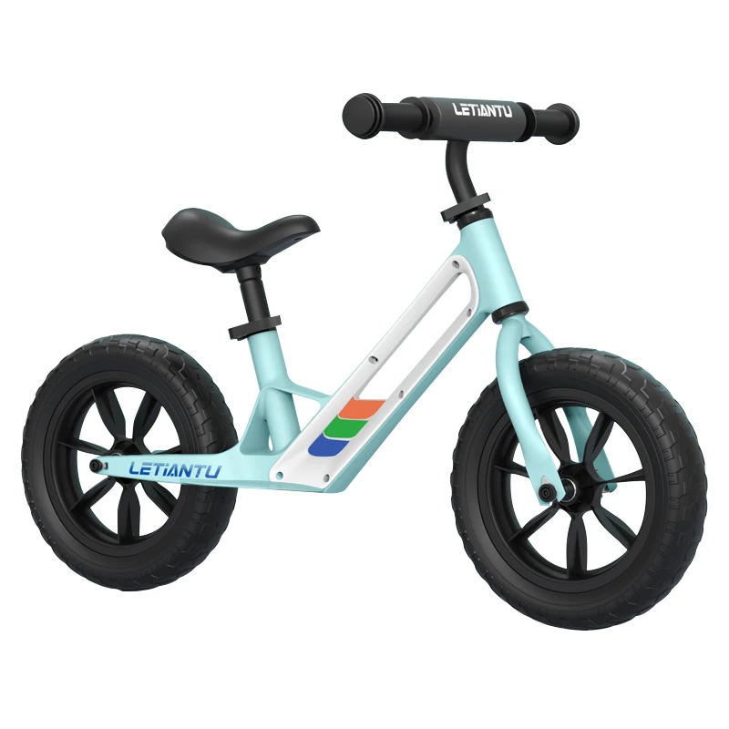 Small 12 Inch Magnesium alloy Kids Balance Bike / Baby No Pedal Slide Bicycle Balance Bike/ Children Running Bike Slide By Feet