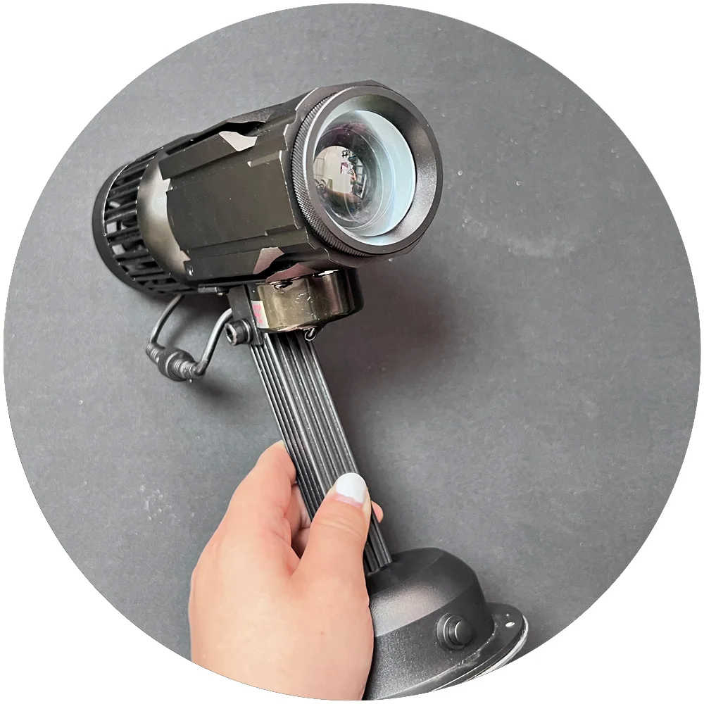 indoor led logo light projector with zoom OEM projector customized with good price laser 30W 50W logo gobo projector