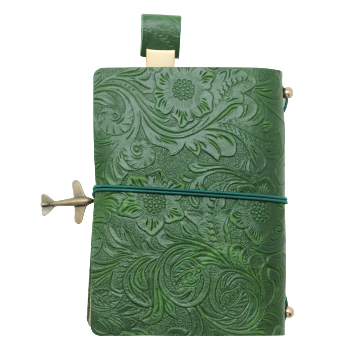 classical vintage soft genuine leather A6 diary refillable travel leather journal notebook