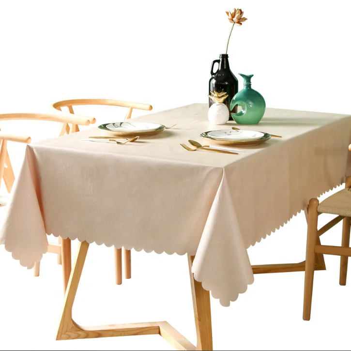 Solid color table cloth PVC waterproof table cloth oil-proof tablecloth