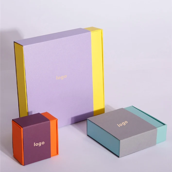 Wholesale Custom Logo Multi-sizes Jewelry Ring Bracelet Sliding Drawer Gift Packaging Box Unique Jewelry Gift Boxes