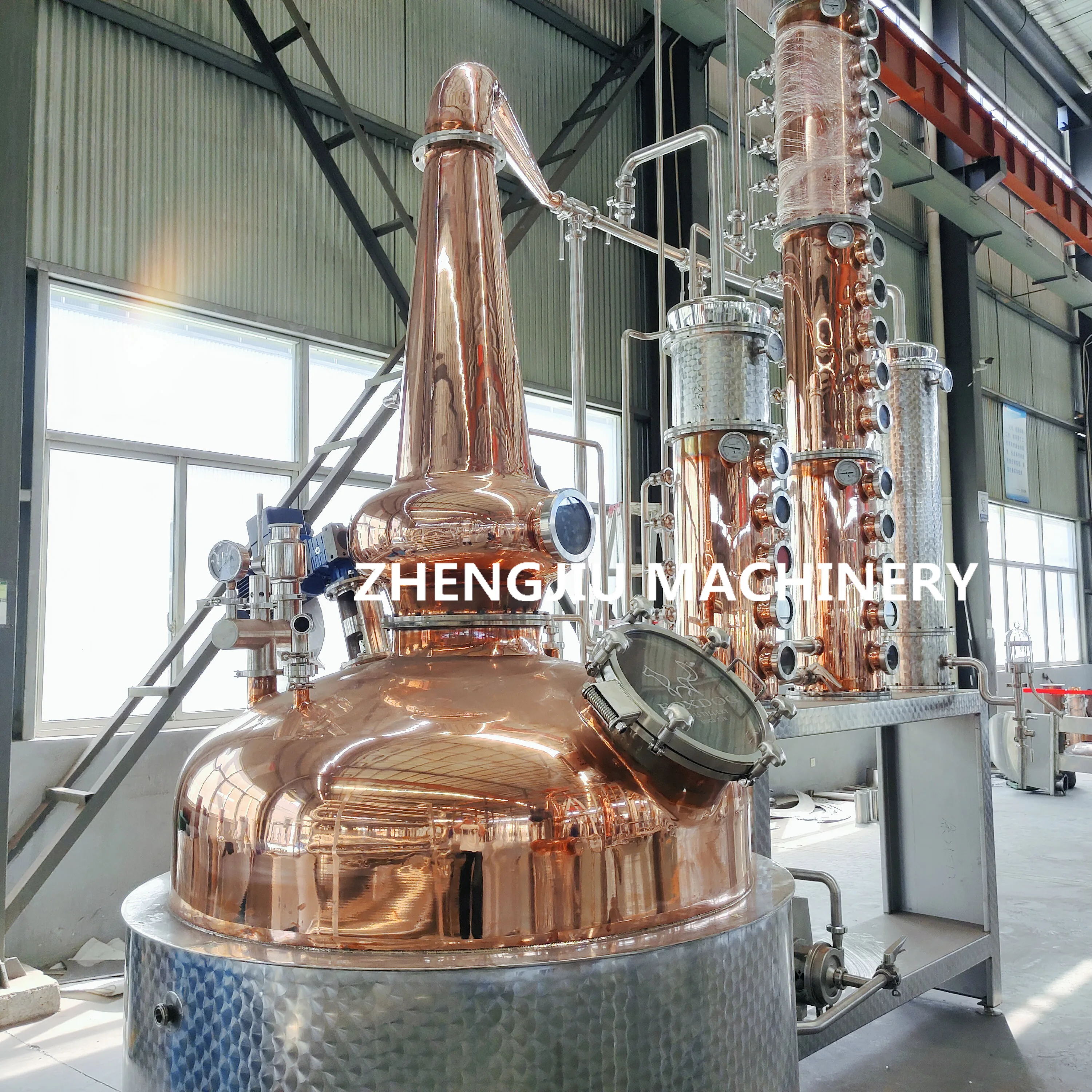 whisky distillation equipment copper distiller vodka distillery for sale