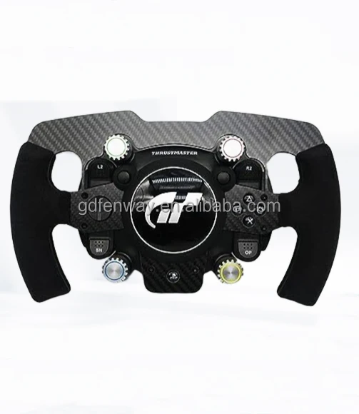 High quality custom made oem silicone rubber overmoulded carbon fiber game steering wheel for sale